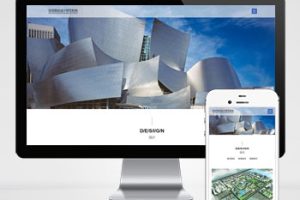 (自适应手机端)空间规划设计类网站pbootcms模板 项目规划设计网站源码下载