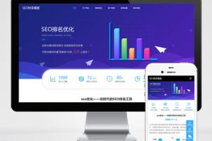 (自适应移动端)seo快排网站pbootcms模板 大气的IT网络软件公司网站源码下载
