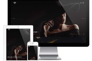 易优cms网站响应式滚屏摄影相册网站模板