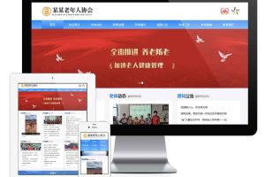 易优cms网站响应式老年康养健身协会网站模板