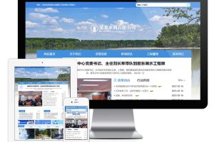 易优cms水利工程项目管理网站模板