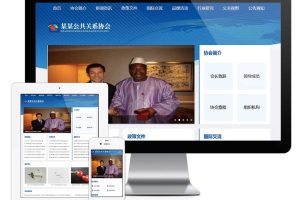 易优cms公共关系协会网站模板