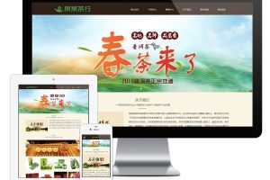 易优cms网站响应式精品茶叶销售网站模板