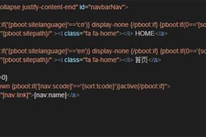Pbootcms网站导航标签，导航菜单的使用教程