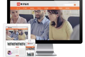 易优cms网站响应式电子视频监控网站模板