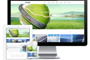 易优cms网站响应式新能源清洁能源公司网站模板