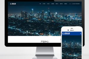 pbootcms网站大气宽屏电器设备网站模板机械电气网站源码下载(自适应移动端)