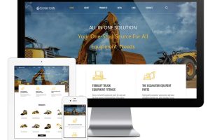 易优cms响应式外贸企业网站模板