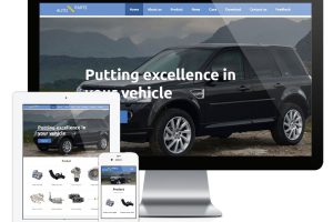 易优cms网站汽车配件外贸响应式英文网站模板