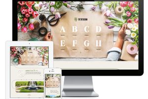 易优cms网站响应式园林花卉植物雕塑网站模板