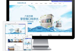 易优cms网站响应式净水器净水设备网站模板（双语）
