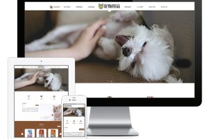 易优cms网站响应式宠物食品用品公司网站模板