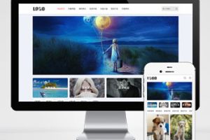 pbootcms响应式相册图片网站模板 图片壁纸类网站源码下载(自适应手机端)
