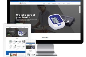 易优cms响应式血压计设备外贸企业网站模板