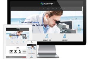 易优cms响应式显微镜光学仪器外贸企业网站模板