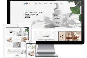 易优cms响应式美容护肤用品外贸企业网站模板