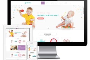 易优cms响应式儿童用品玩具外贸企业网站模板