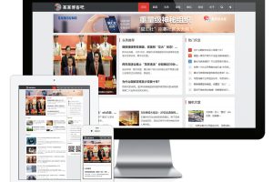 易优cms响应式简约文章资讯博客网站模板