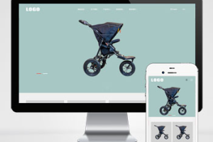 pbootcms中英文双语婴儿车安全座椅网站模板(自适应手机端)