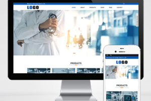 pbootcms响应式外贸网站模板 医疗设备网站模板(自适应手机端)