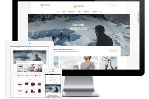 易优cms响应式无人机外贸企业网站模板