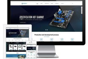 易优cms响应式电子元件外贸企业网站模板