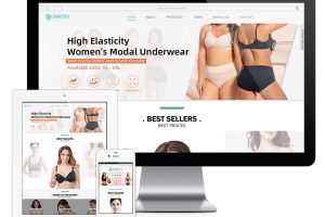 易优cms响应式内衣服饰外贸企业网站模板