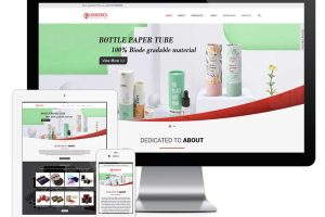 易优cms响应式商品礼盒包装外贸企业网站模板