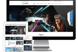 易优cms响应式VR科技电子网站模板