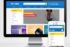 pbootcms响应式蓝色外贸英文网站模板(自适应手机端)