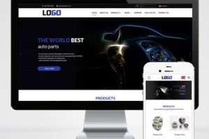 pbootcms蓝色外贸网站模板 中英文双语网站源码-带三级栏目(自适应手机端)