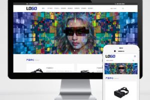 pbootcms-VR设备网站模板 VR眼睛网站源码下载(自适应手机端)